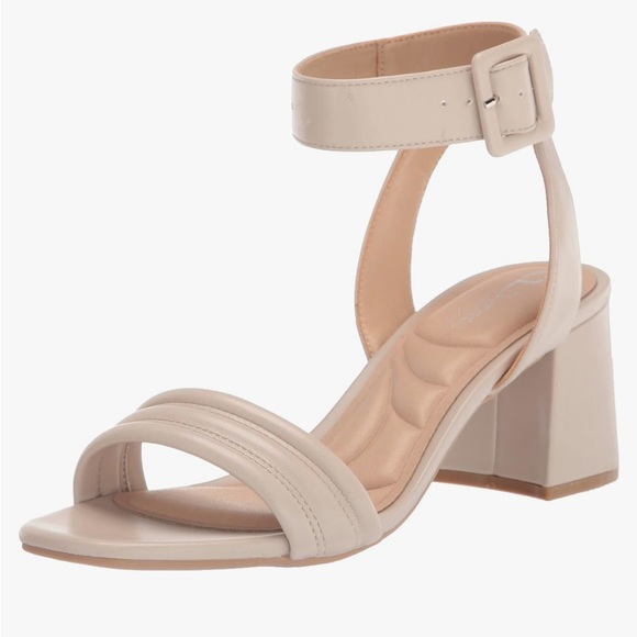 CL by Chinese Laundry Women's Blest Smooth Heeled Sandal Beige, 8.5 - Picture 2 of 7